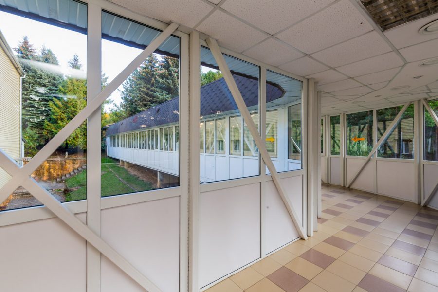 Теплый переход между корпусами в санатории Пикет город Кисловодск - фотография