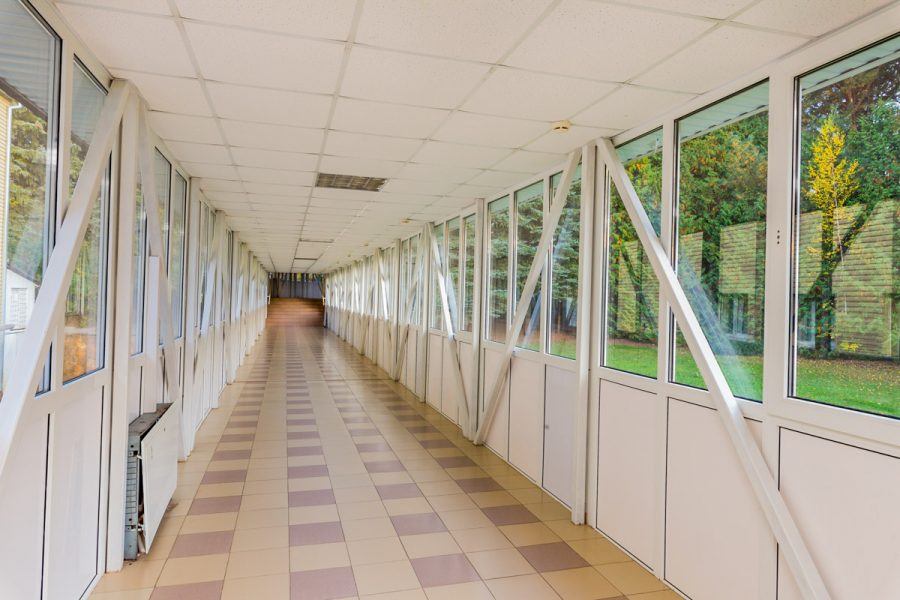 Теплый переход между корпусами в санатории Пикет город Кисловодск - фотография