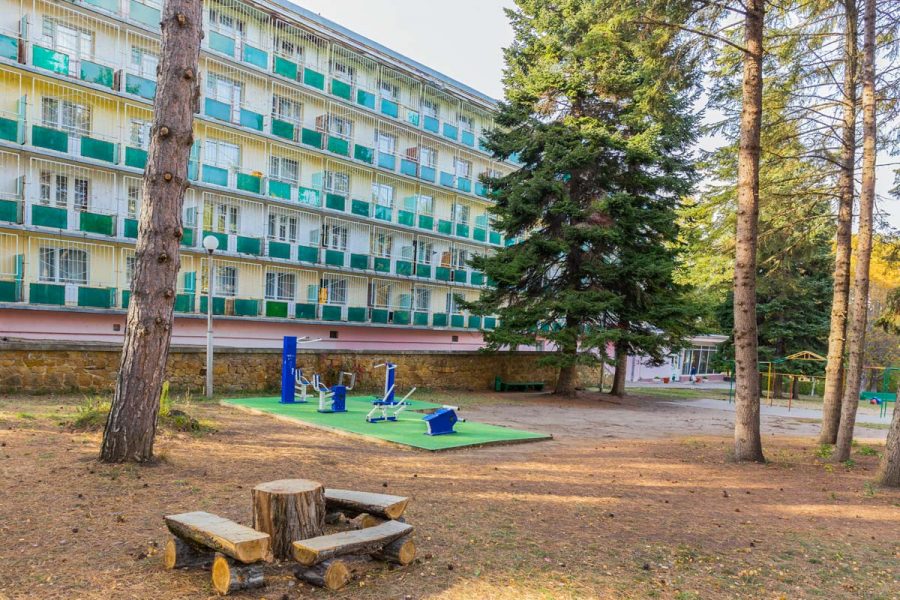 Спортивная площадка в санатори Пикет город Кисловодск - фотография