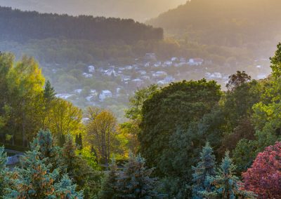 Вид на парковую зону с санатория Пикет город Кисловодск - фотография