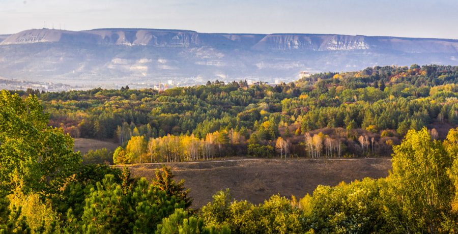 Вид на парковую зону с санатория Пикет город Кисловодск - фотография