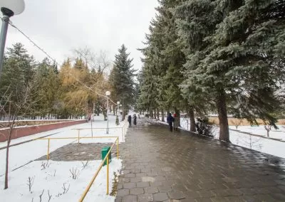 Прогулочная аллея в санатории Пикет город Кисловодск - фотография